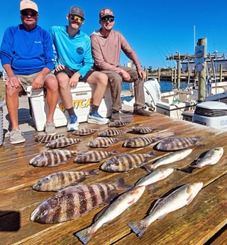 Fishing in Wanchese, North Carolina