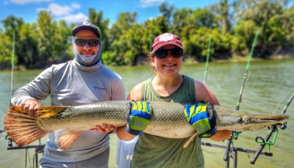 Alligator Gar Fishing in Port Aransas, Texas