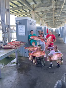Red Snapper fishing in Galveston, Texas
