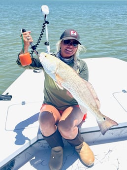 Redfish fishing in Port O'connor, Texas