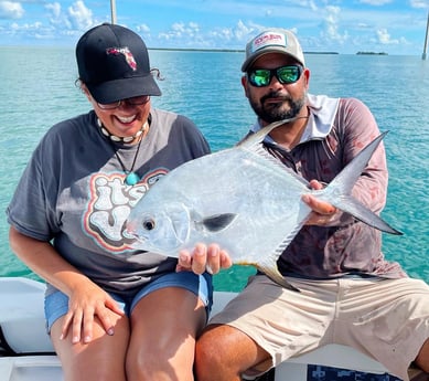 Permit fishing in Tavernier, Florida