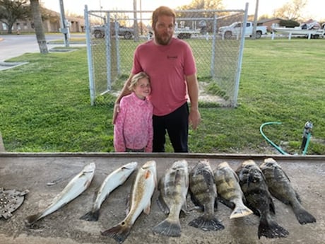 Black Drum, Redfish, Speckled Trout / Spotted Seatrout fishing in Palacios, Texas