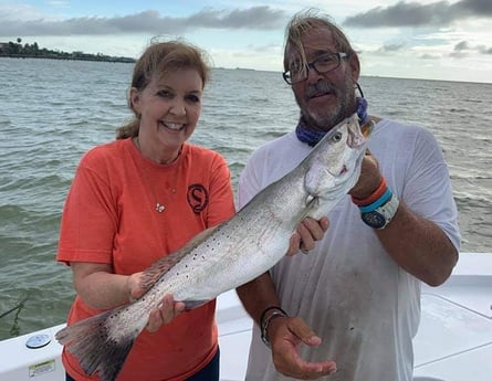 Speckled Trout / Spotted Seatrout fishing in San Leon, Texas