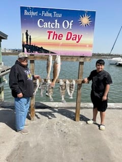 Fishing in Rockport, Texas