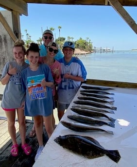 Flounder, Speckled Trout Fishing in Ingleside, Texas