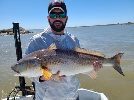 Redfish fishing in Port O'Connor, Texas