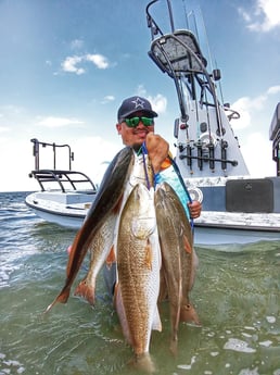 Redfish fishing in Rio Hondo, Texas