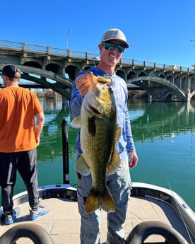Largemouth Bass fishing in Buda, Texas