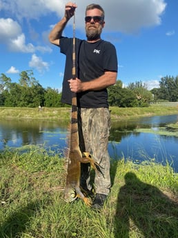 Iguana Fishing in Fort Lauderdale, Florida