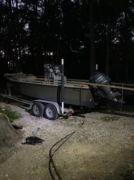 Boat photo for Open Water Scissor Rig Duck Hunts