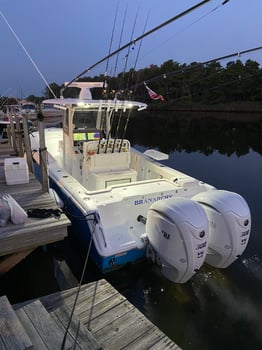 Boat photo for 1/2 day inshore Stripers and Fluke &Tog