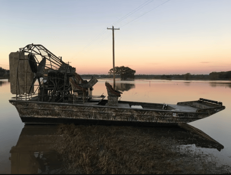 Boat photo for Full Day Airboat Redfishing