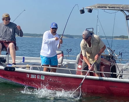 Boat photo for Lake Texoma Striper Fishing Trip