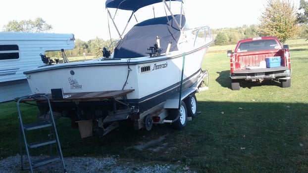 Boat photo for St. Claire River Salmon Trip