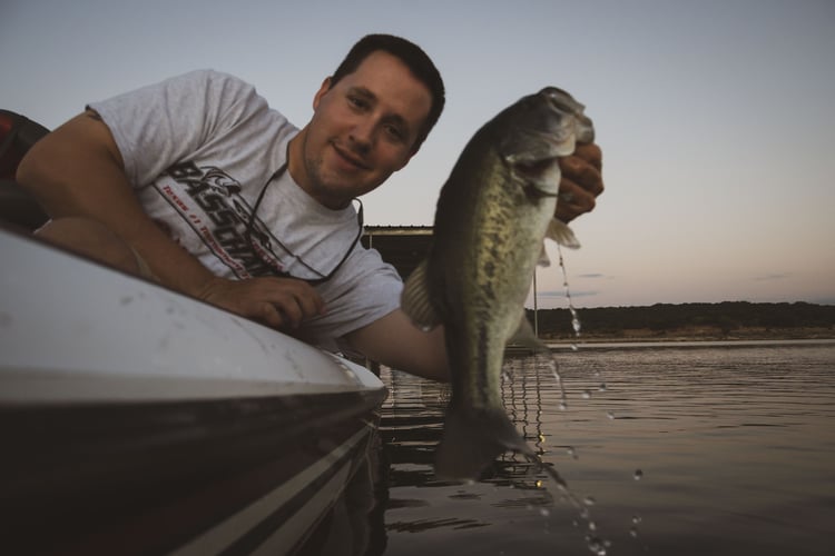 Central Texas Bass Fishing In Spicewood