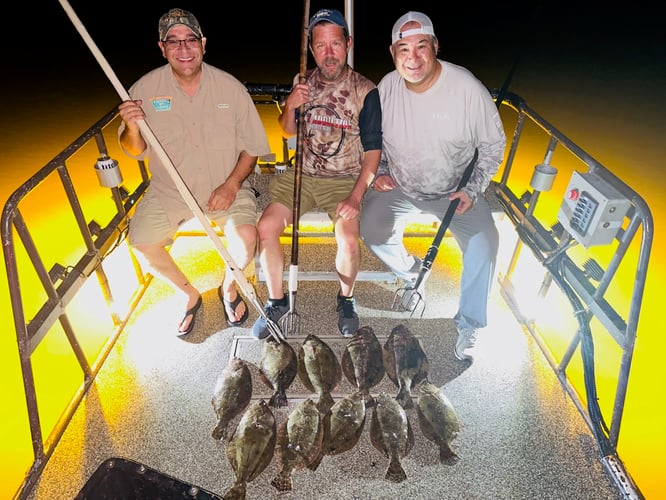 Shallow Encounters Flounder Gigging Charter with Captain Experiences