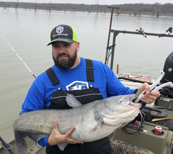 Lake Ray Hubbard Trophy Catfish Trip In Dallas