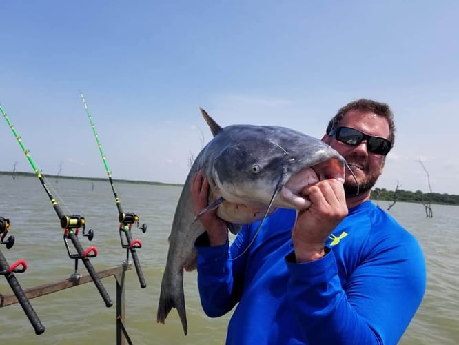 Lake Ray Hubbard Trophy Catfish Trip In Dallas