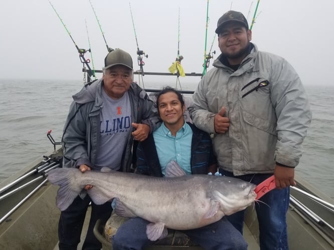 Lake Ray Hubbard Trophy Catfish Trip In Dallas