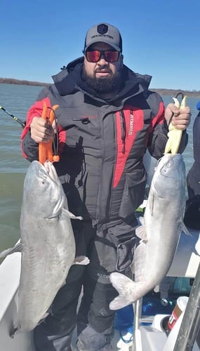 Lake Ray Hubbard Trophy Catfish Trip In Dallas