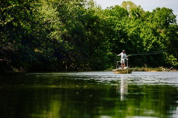 Colorado River Bass Fishing in Austin