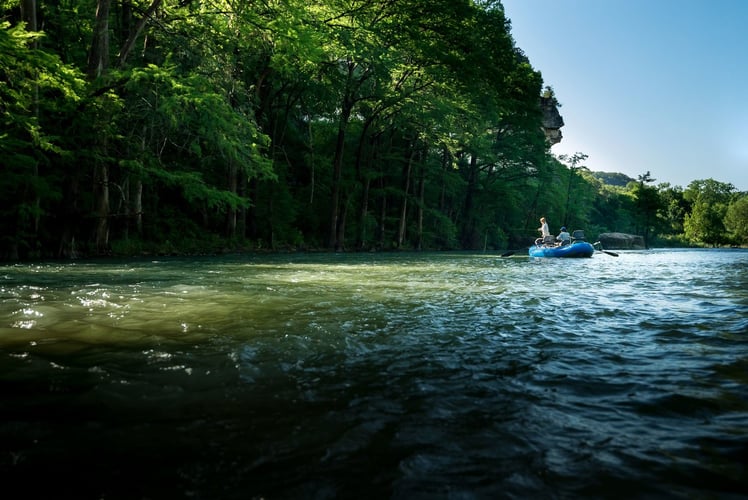 San Marcos River Flyfishing - 14' Drift Boat