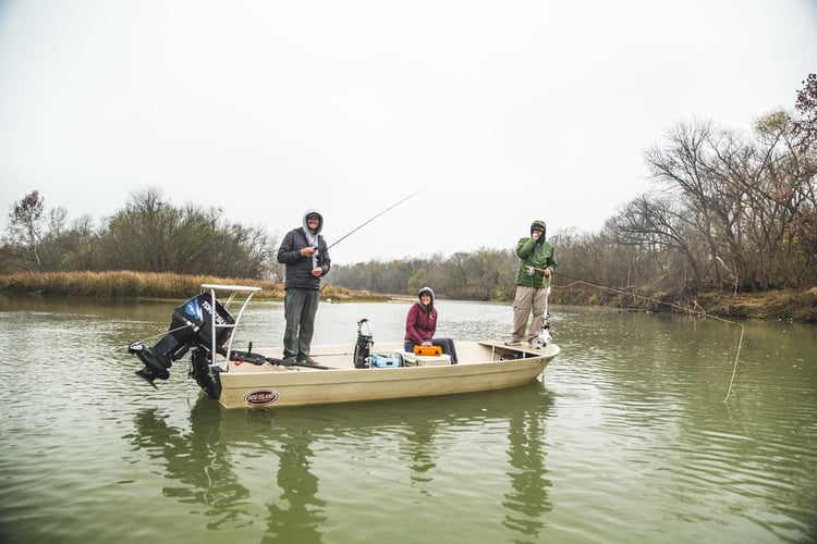 Colorado River Bass Fishing in Austin