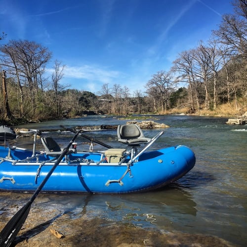 San Marcos River Flyfishing - 14' Drift Boat