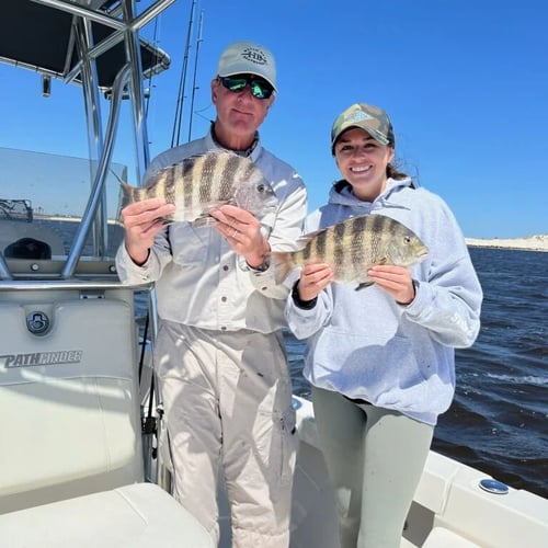 Slaying Sheepshead - 24' Pathfinder in Jacksonville