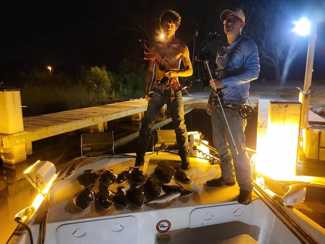 Dauphin Island Flounder Gigging in Dauphin Island