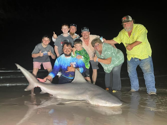 Afternoon Surf Fishing For Sharks In Corpus Christi