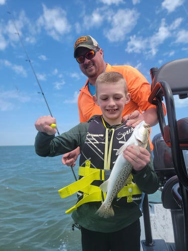 Wading the Laguna Madre in South Padre Island