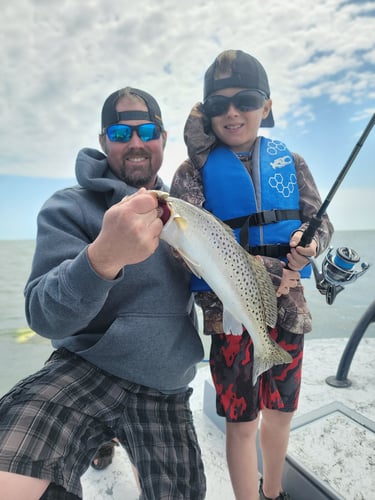 Wading the Laguna Madre in South Padre Island