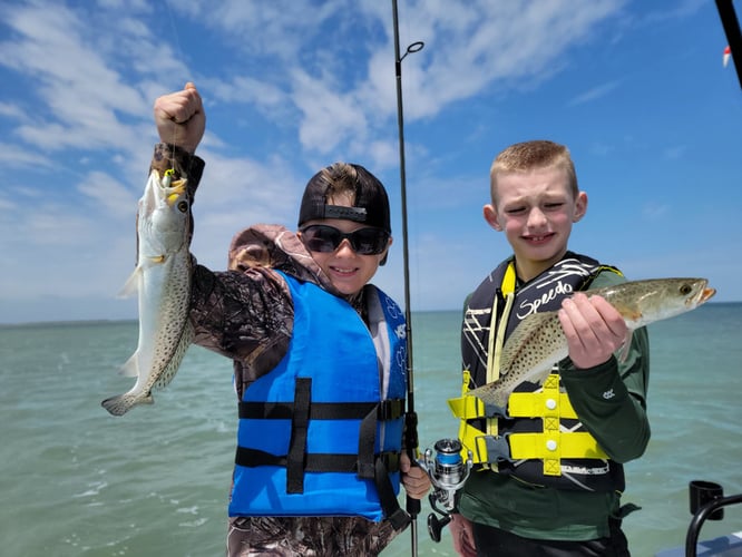 Wading the Laguna Madre in South Padre Island