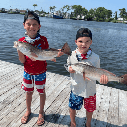 Kids’ First Fishing Trip In Wanchese