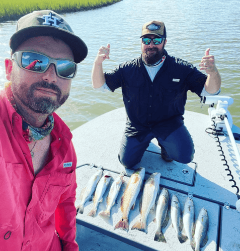 Redfish, Trout, and Flounder in the Galveston Bay Complex