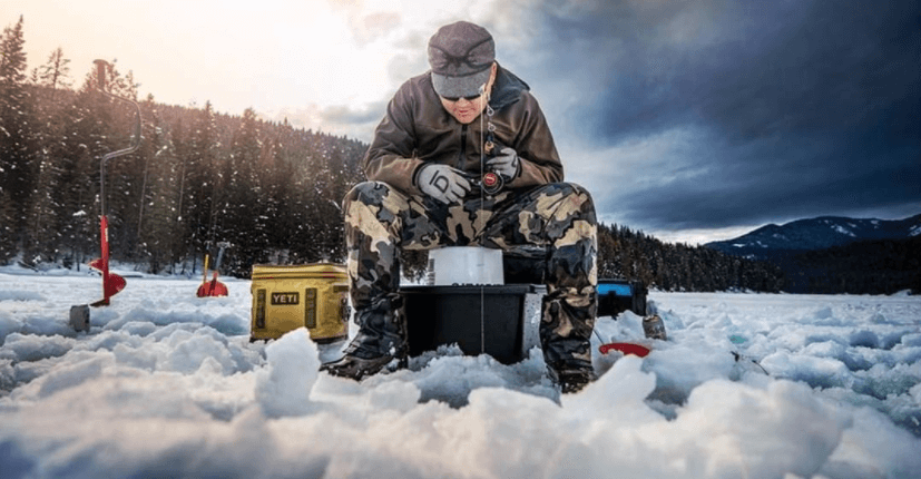 Lake Houghton Ice Fishing In Roscommon