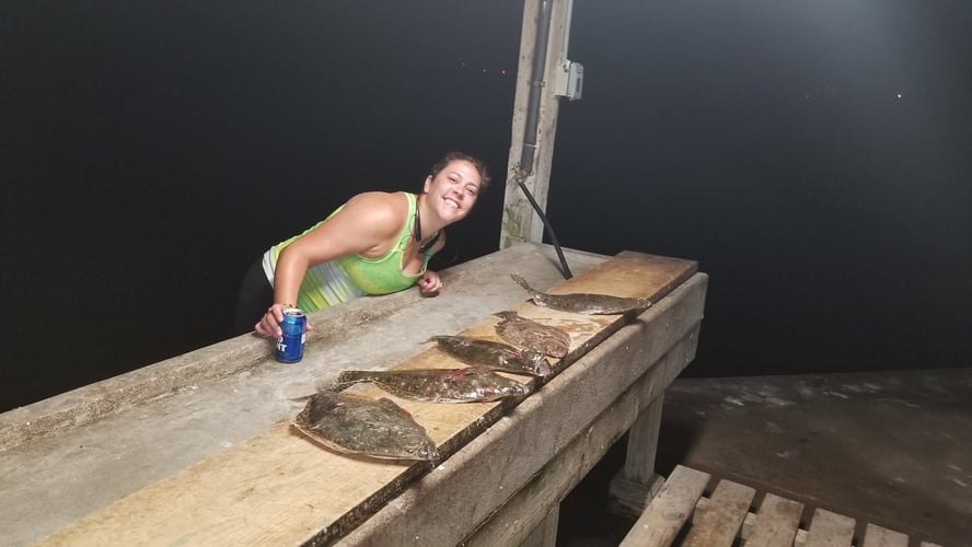 Nocturnal Assault Flounder Gigging Fishing Guide S in Aransas Pass