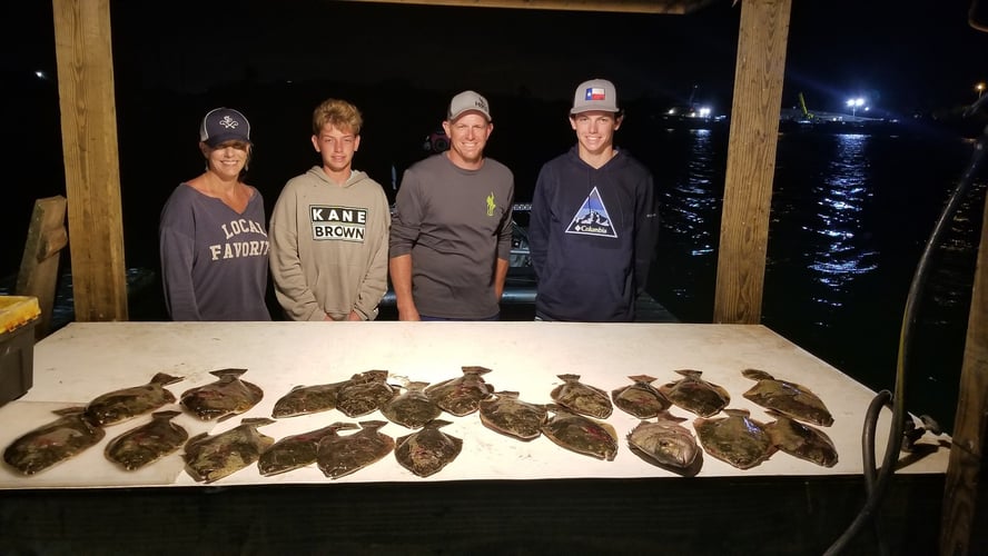 Flounder Gigging Night Trip In Aransas Pass