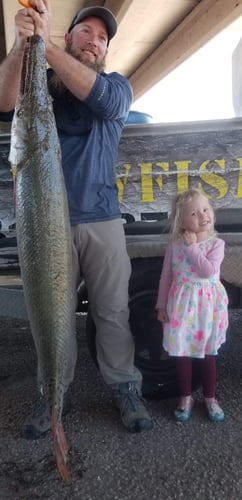 Monster Gar On Rod And Reel In Houston