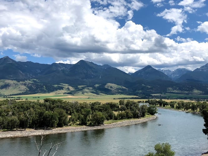 Yellowstone River Float In Yellowstone River