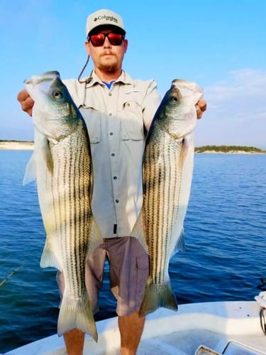 Weekends Chasing Stripers In Lake Whitney