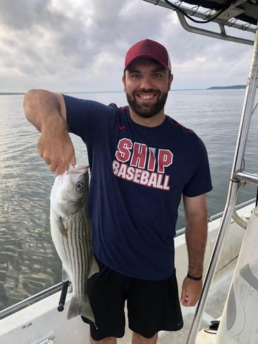 Striper Fishing Lake Whitney In Lake Whitney