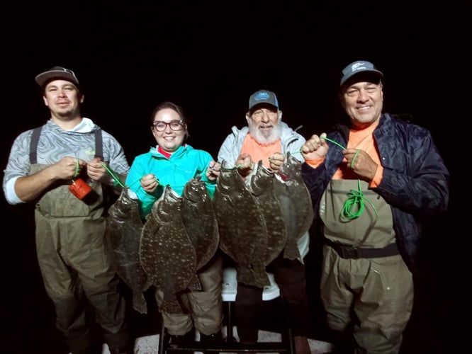 SPI Flounder Gigging Trip in Rio Hondo