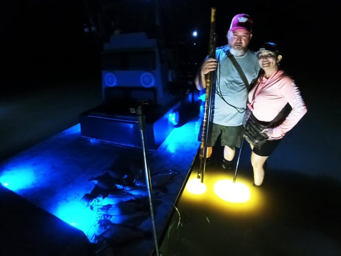 SPI Flounder Gigging Trip in Rio Hondo