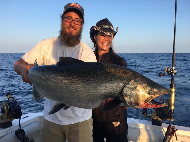 Lake Michigan Charter Adventure In Whitehall