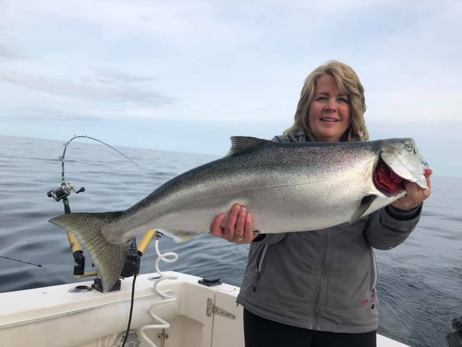 Lake Michigan Charter Adventure In Whitehall