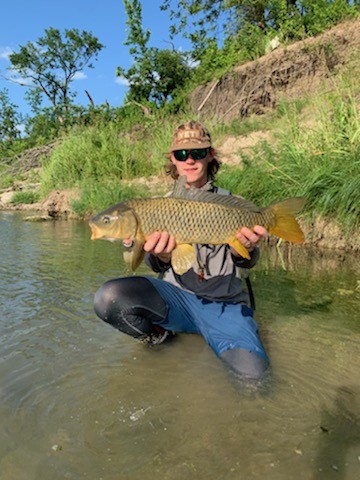 Carp And Buffalo On The Fly In Austin