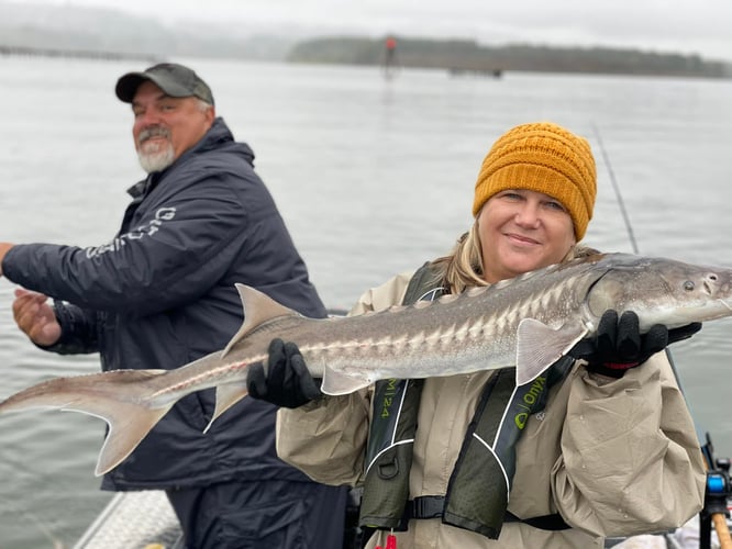 Columbia River Sturgeon Fishing In Astoria