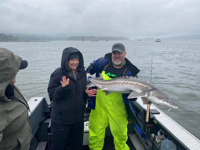 Columbia River Sturgeon Fishing In Astoria